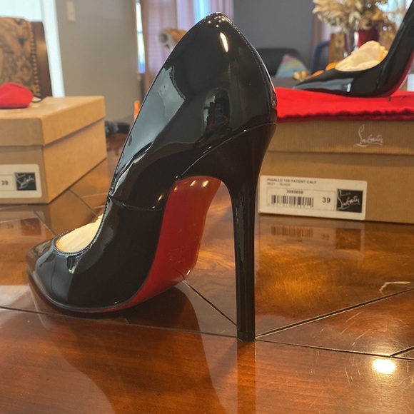Christian Louboutin Pigalle 120 Patent Calf BK01 size 39 - Picture 5 of 17